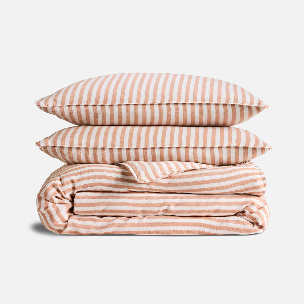 Washed European Linen Duvet Set