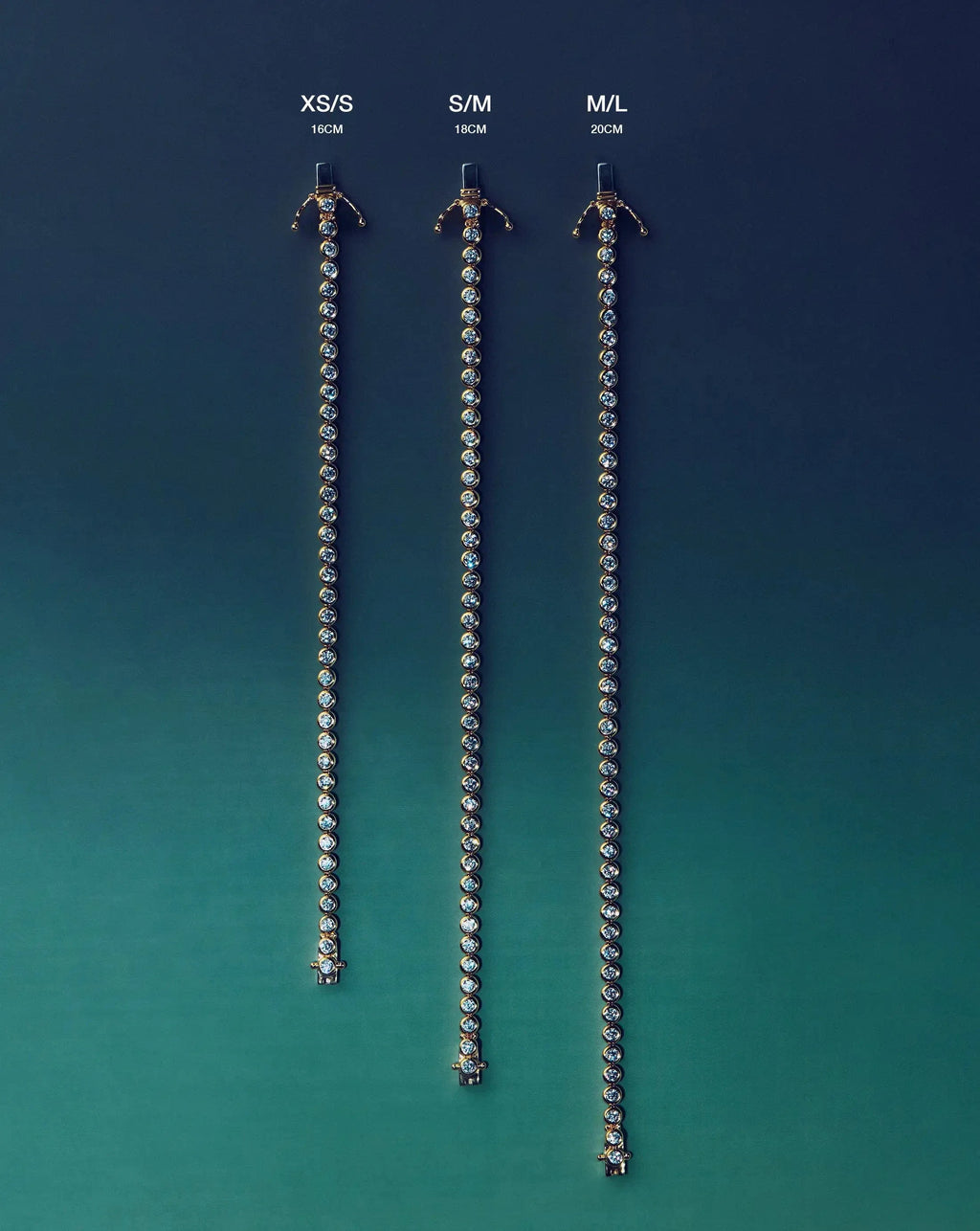 Tennis Round Bracelet | 18ct Gold Vermeil Cubic Zirconia